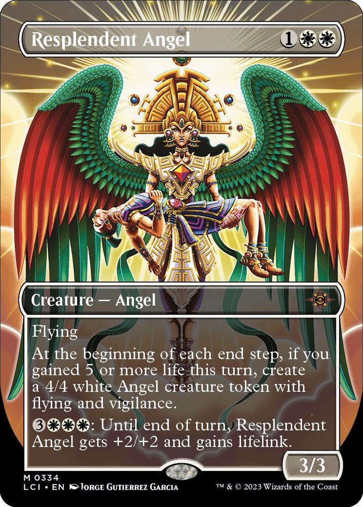 Resplendent Angel (Borderless) [The Lost Caverns of Ixalan] 334