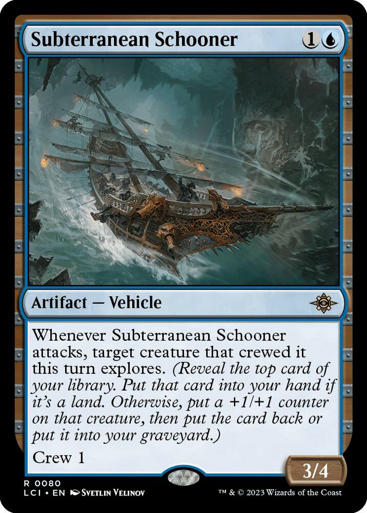 Subterranean Schooner [The Lost Caverns of Ixalan] 80