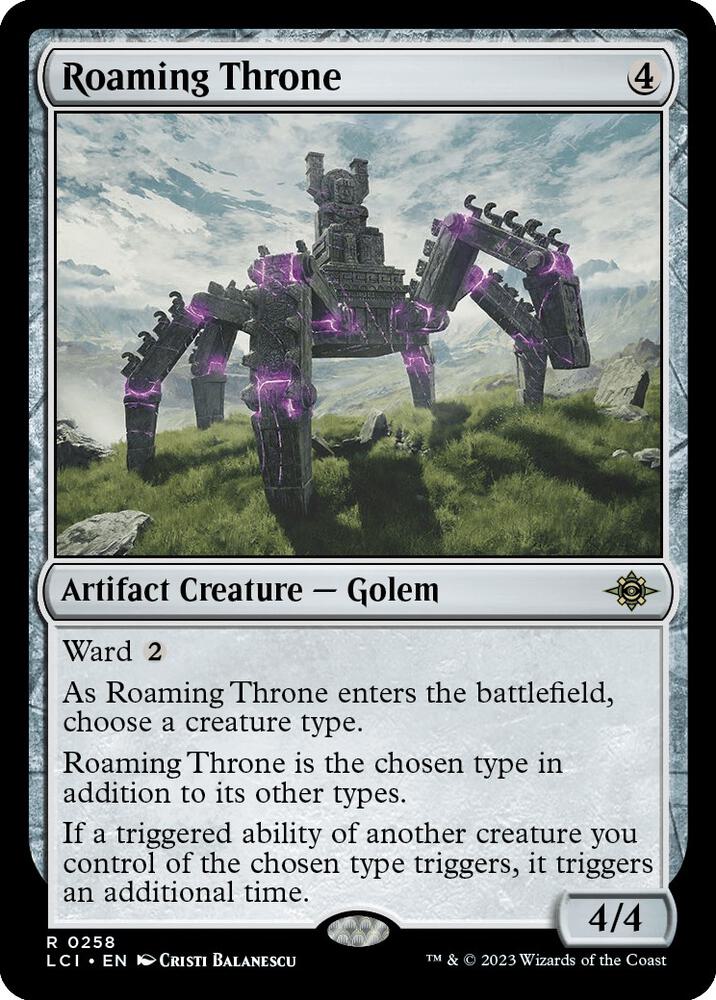 Roaming Throne [The Lost Caverns of Ixalan] 258