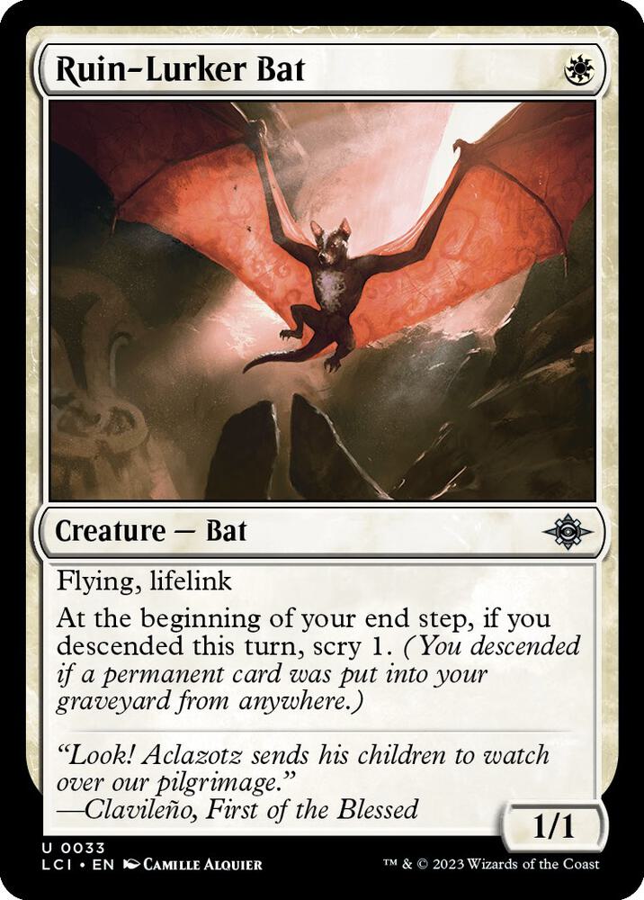Ruin-Lurker Bat [The Lost Caverns of Ixalan] 33