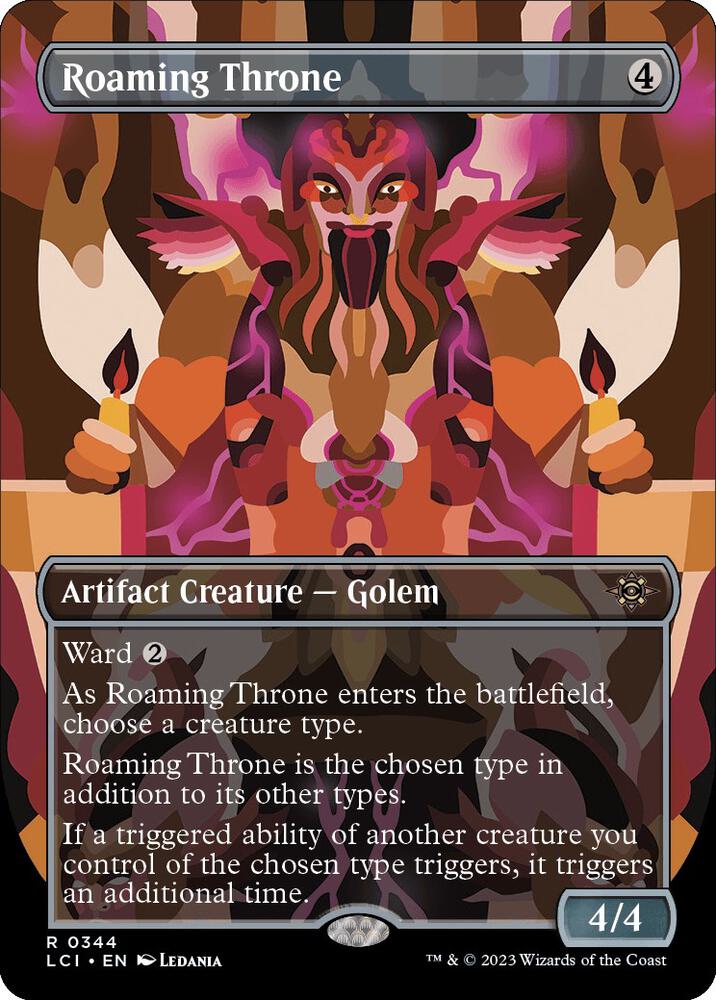 Roaming Throne (Borderless) [The Lost Caverns of Ixalan] 344