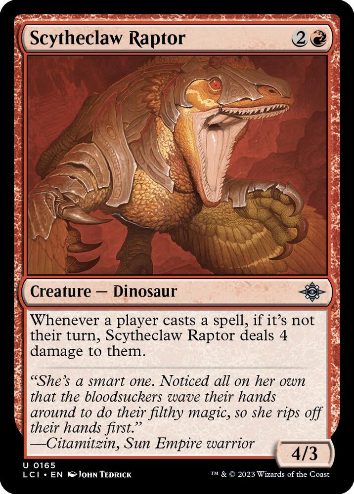 Scytheclaw Raptor [The Lost Caverns of Ixalan] 165