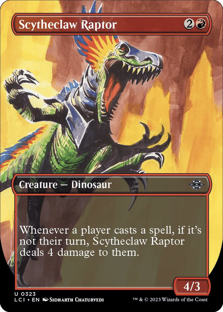 Scytheclaw Raptor (Borderless) [The Lost Caverns of Ixalan] 323