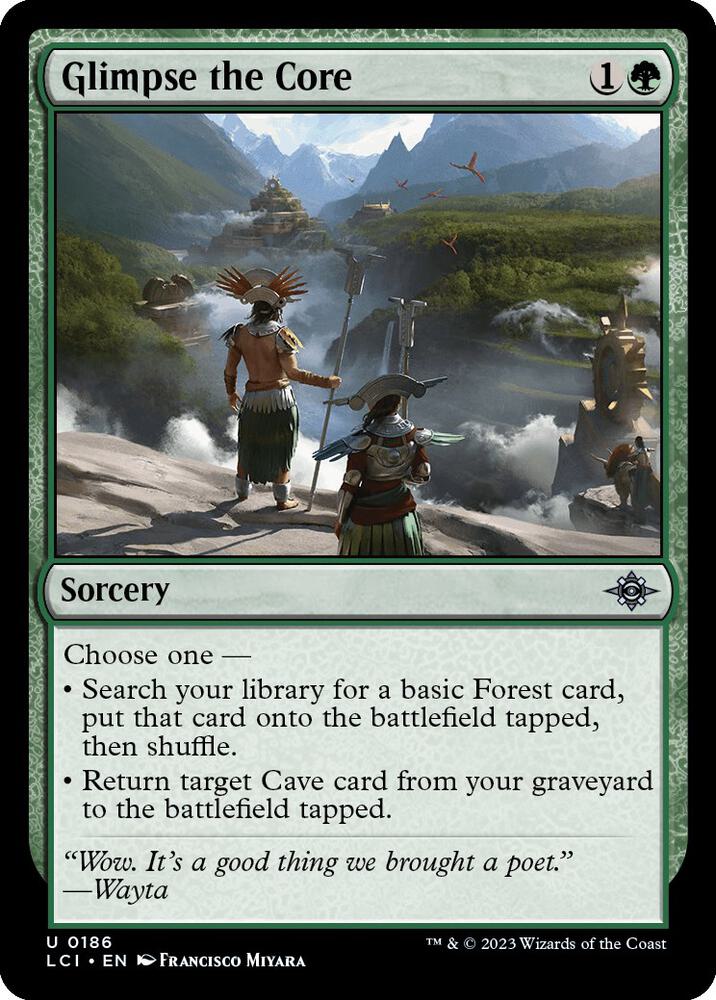 Glimpse the Core [The Lost Caverns of Ixalan] 186