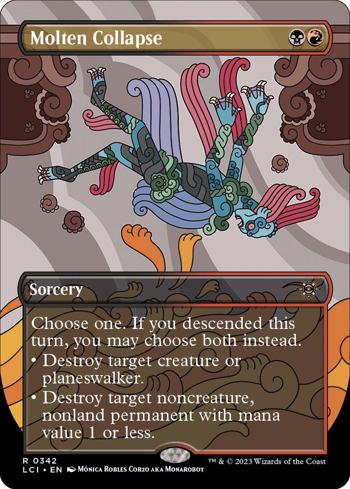 Molten Collapse (Borderless) [The Lost Caverns of Ixalan] 342