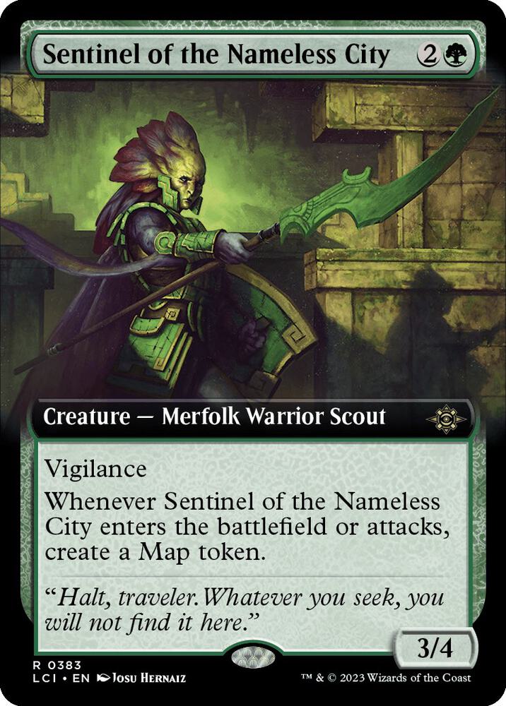 Sentinel of the Nameless City (Extended Art) [The Lost Caverns of Ixalan] 383