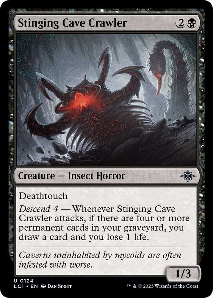 Stinging Cave Crawler [The Lost Caverns of Ixalan] 124