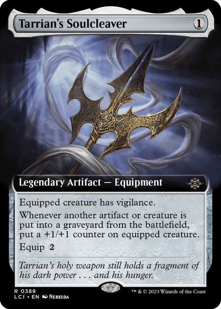 Tarrian's Soulcleaver (Extended Art) [The Lost Caverns of Ixalan] 389