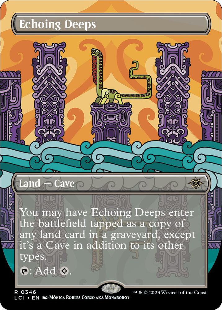 Echoing Deeps (Borderless) [The Lost Caverns of Ixalan] 346