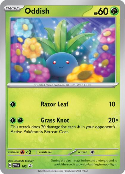 Oddish - 102 [SV: Scarlet & Violet Promo Cards] 102
