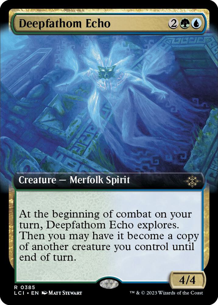 Deepfathom Echo (Extended Art) [The Lost Caverns of Ixalan] 385