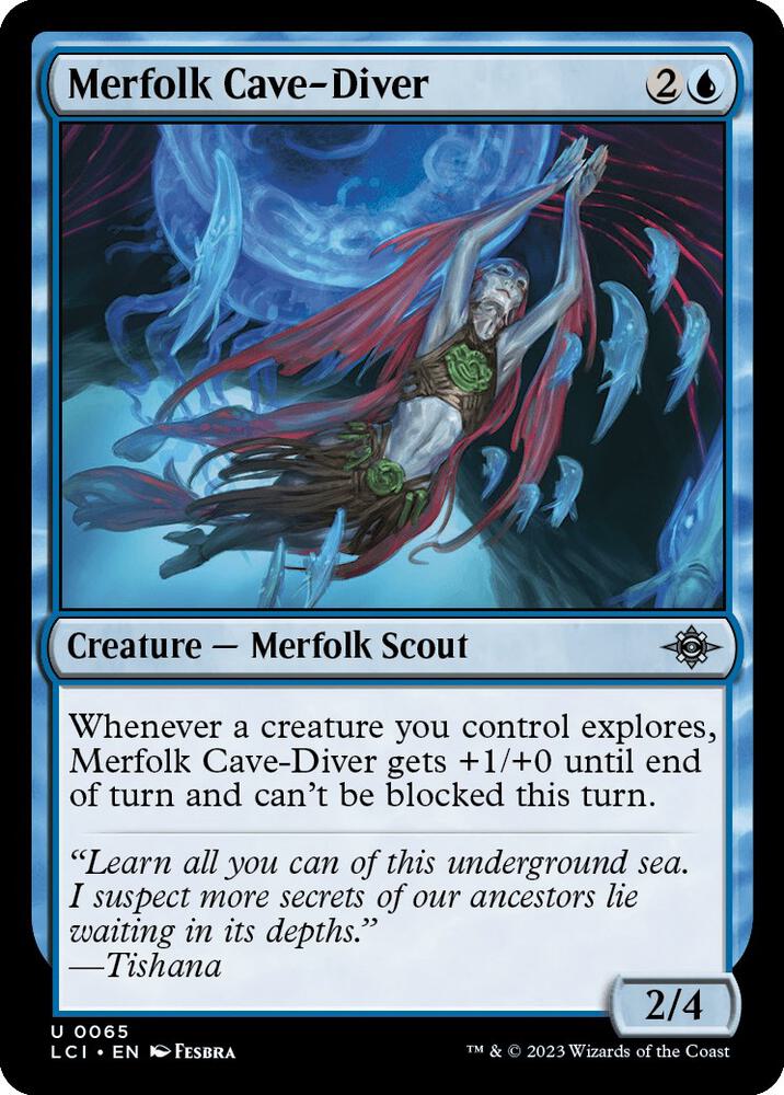 Merfolk Cave-Diver [The Lost Caverns of Ixalan] 65