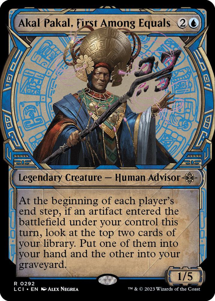 Akal Pakal, First Among Equals (Showcase) [The Lost Caverns of Ixalan] 292