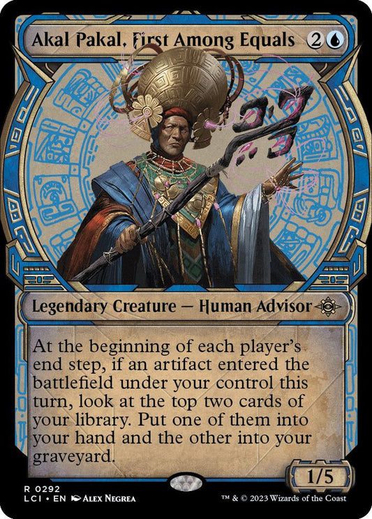 Akal Pakal, First Among Equals (Showcase) [The Lost Caverns of Ixalan] 292