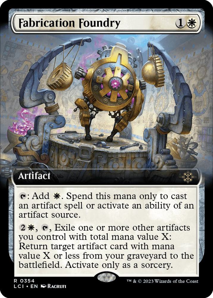 Fabrication Foundry (Extended Art) [The Lost Caverns of Ixalan] 354