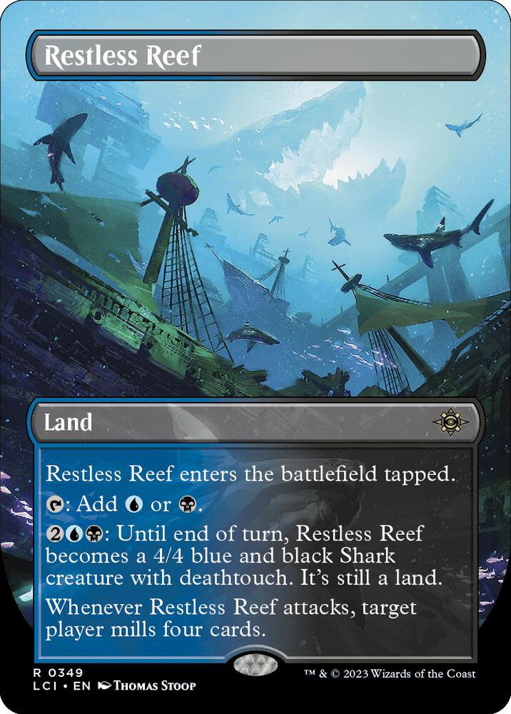 Restless Reef (Borderless) [The Lost Caverns of Ixalan] 349