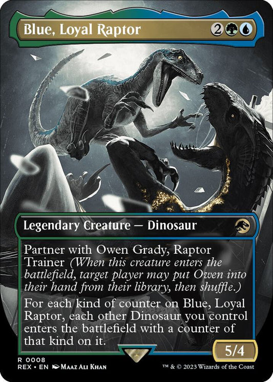 Blue, Loyal Raptor (Borderless) [Universes Beyond: Jurassic World Collection] 8