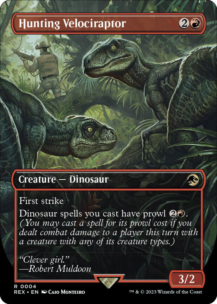 Hunting Velociraptor (Borderless) [Universes Beyond: Jurassic World Collection] 4