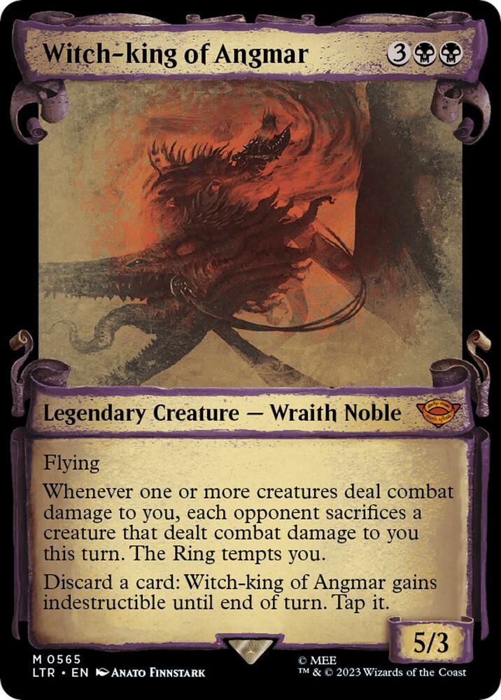 Witch-king of Angmar (Showcase Scrolls) [Universes Beyond: The Lord of the Rings: Tales of Middle-earth] 565