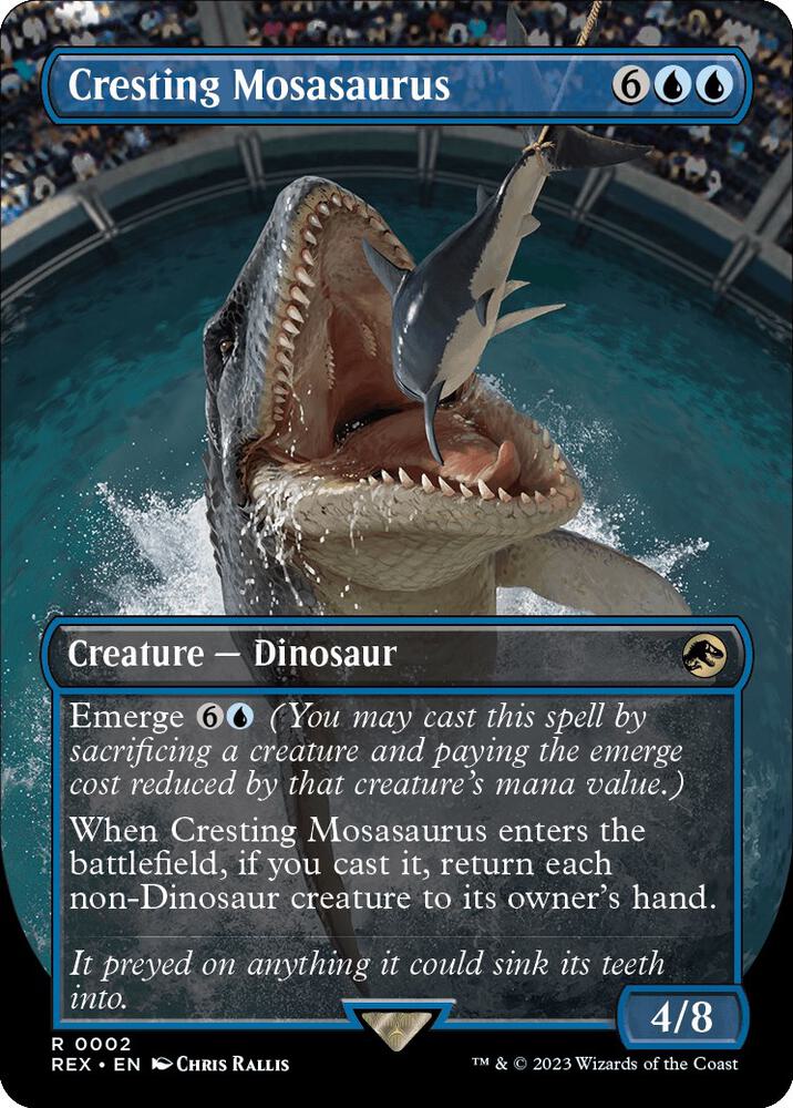 Cresting Mosasaurus (Borderless) [Universes Beyond: Jurassic World Collection] 2