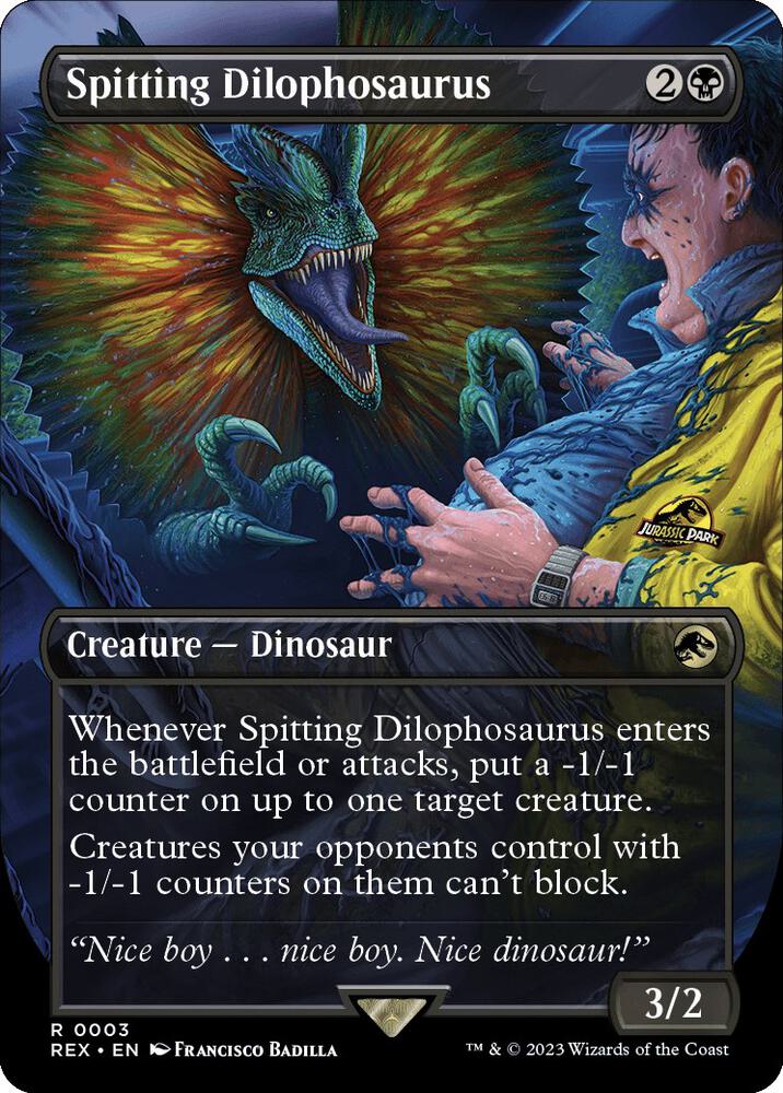 Spitting Dilophosaurus (Borderless) [Universes Beyond: Jurassic World Collection] 3