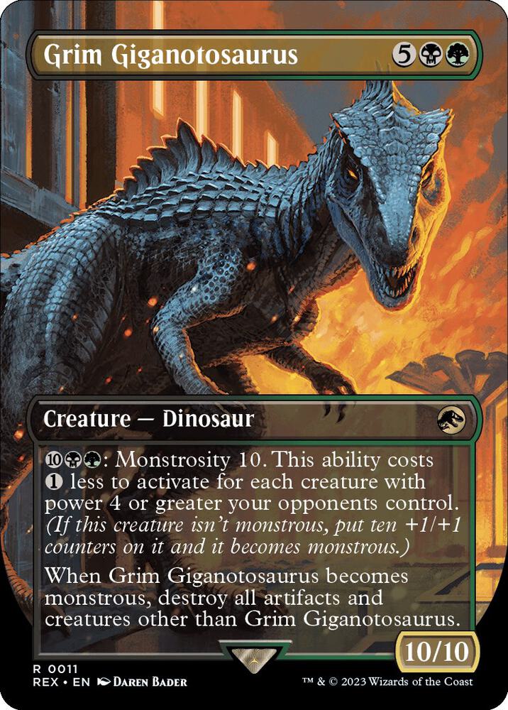 Grim Giganotosaurus (Borderless) [Universes Beyond: Jurassic World Collection] 11