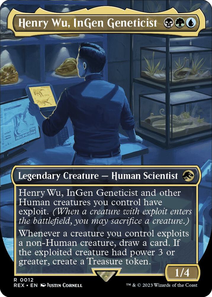 Henry Wu, InGen Geneticist (Borderless) [Universes Beyond: Jurassic World Collection] 12