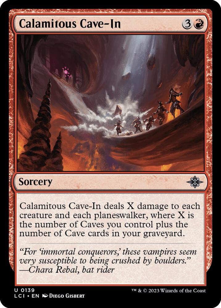 Calamitous Cave-In [The Lost Caverns of Ixalan] 139