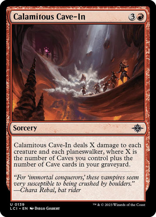 Calamitous Cave-In [The Lost Caverns of Ixalan] 139