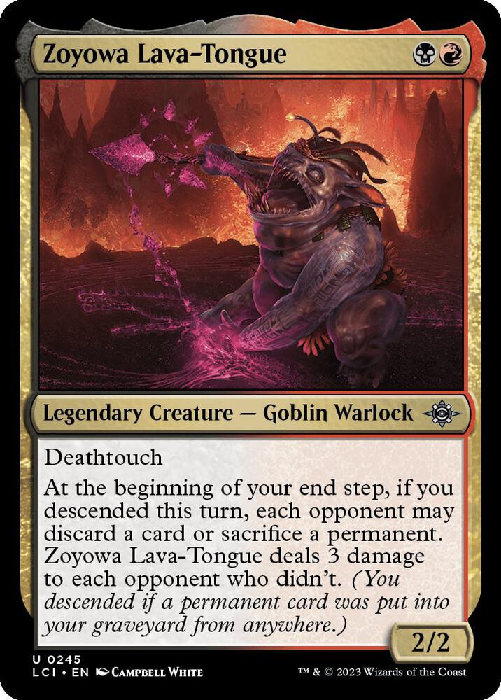 Zoyowa Lava-Tongue [The Lost Caverns of Ixalan] 245