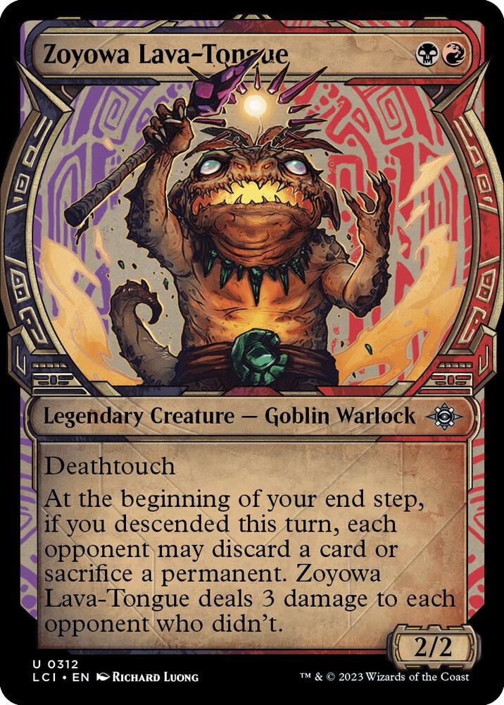 Zoyowa Lava-Tongue (Showcase) [The Lost Caverns of Ixalan] 312