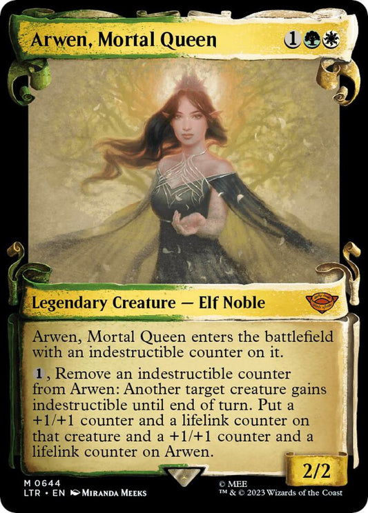 Arwen, Mortal Queen (Showcase Scrolls) [Universes Beyond: The Lord of the Rings: Tales of Middle-earth] 644