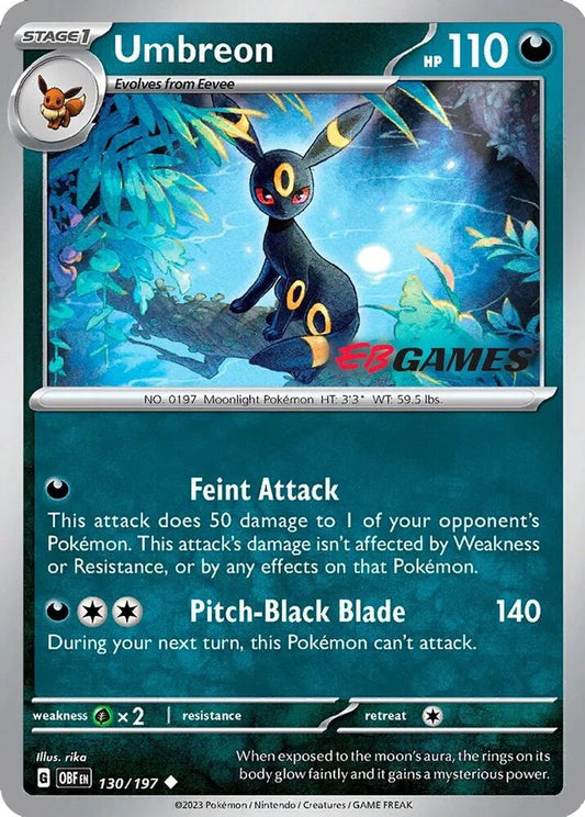 Umbreon - 130/197 (EBGames Exclusive) [Miscellaneous Cards & Products] 130/197