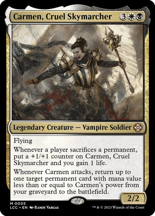 Carmen, Cruel Skymarcher [Commander: The Lost Caverns of Ixalan] 5