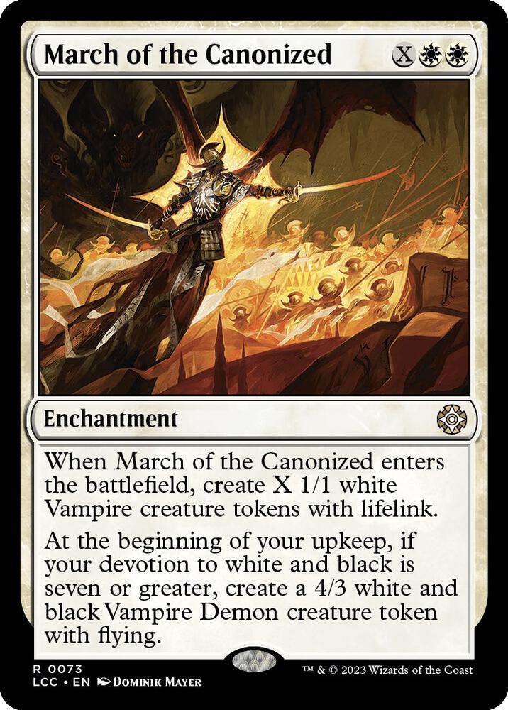 March of the Canonized [Commander: The Lost Caverns of Ixalan] 73