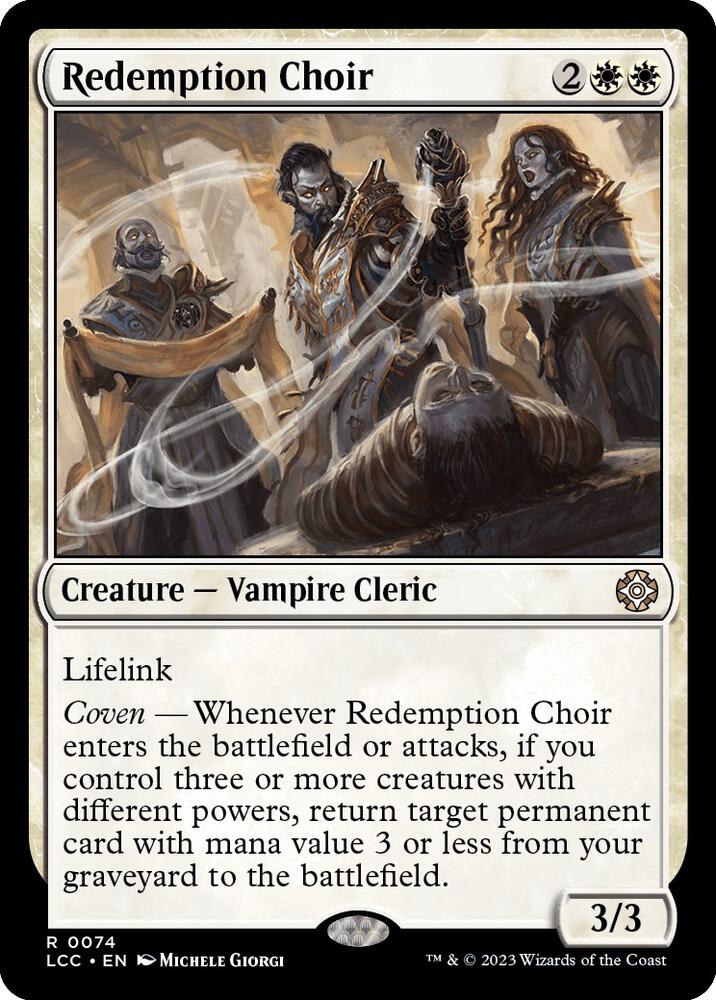 Redemption Choir [Commander: The Lost Caverns of Ixalan] 74