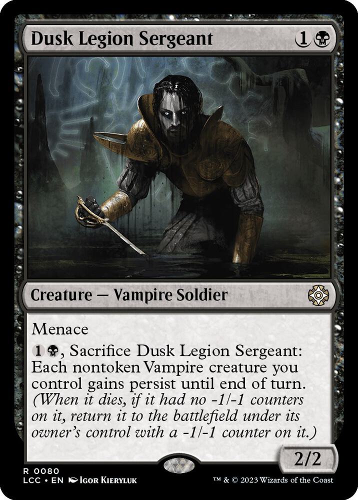 Dusk Legion Sergeant [Commander: The Lost Caverns of Ixalan] 80