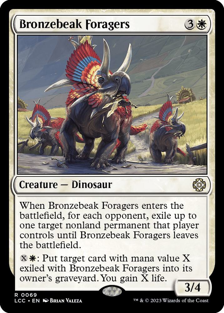 Bronzebeak Foragers [Commander: The Lost Caverns of Ixalan] 69