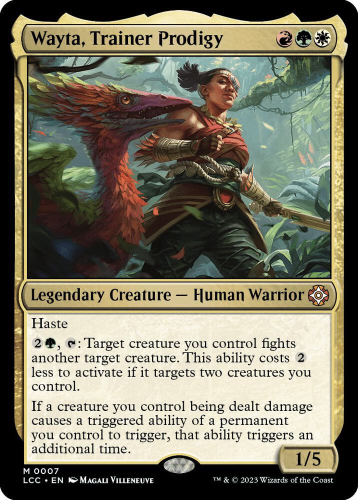 Wayta, Trainer Prodigy [Commander: The Lost Caverns of Ixalan] 7
