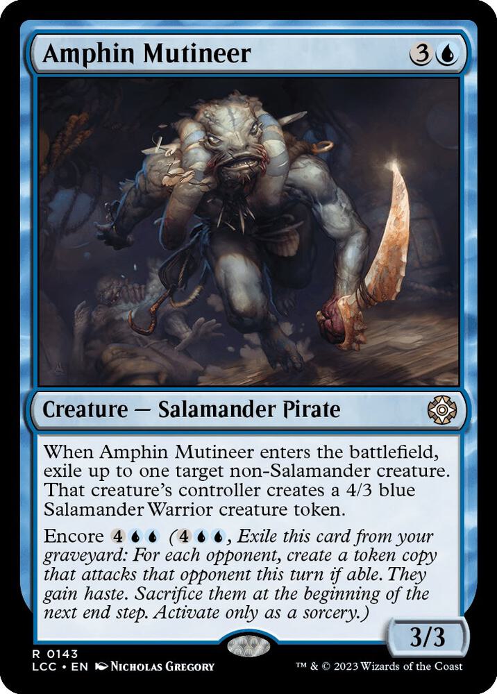 Amphin Mutineer [Commander: The Lost Caverns of Ixalan] 143