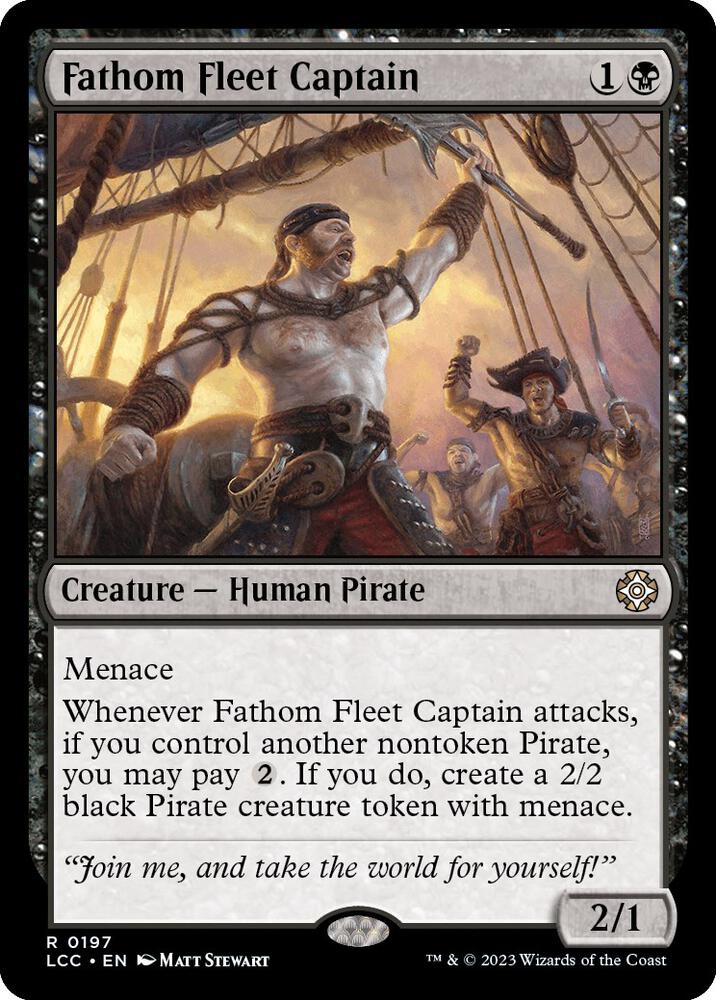 Fathom Fleet Captain [Commander: The Lost Caverns of Ixalan] 197