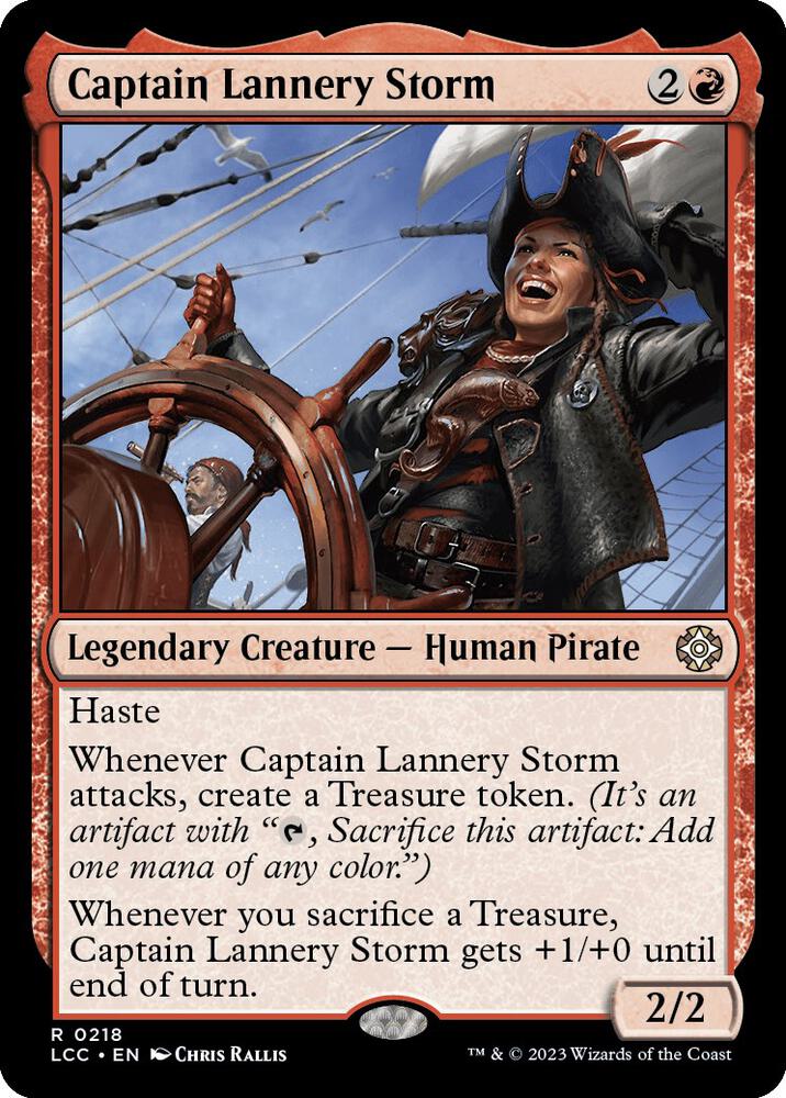Captain Lannery Storm [Commander: The Lost Caverns of Ixalan] 218