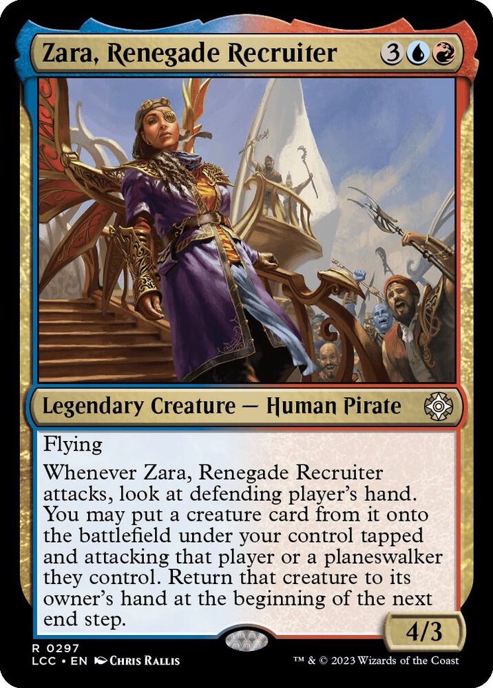 Zara, Renegade Recruiter [Commander: The Lost Caverns of Ixalan] 297