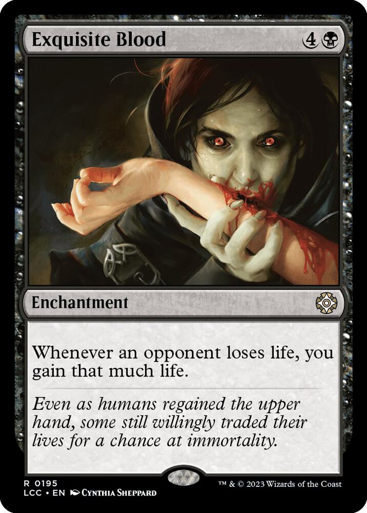Exquisite Blood [Commander: The Lost Caverns of Ixalan] 195