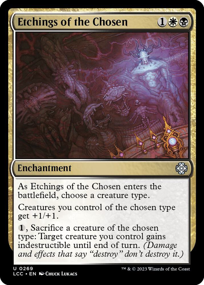 Etchings of the Chosen [Commander: The Lost Caverns of Ixalan] 269