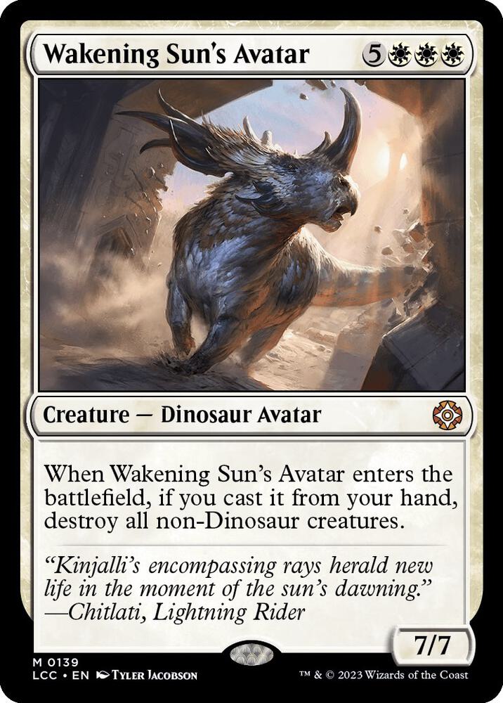 Wakening Sun's Avatar [Commander: The Lost Caverns of Ixalan] 139