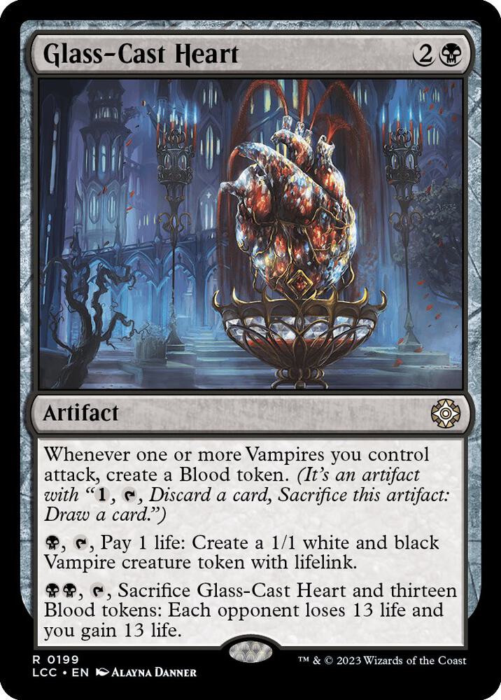 Glass-Cast Heart [Commander: The Lost Caverns of Ixalan] 199