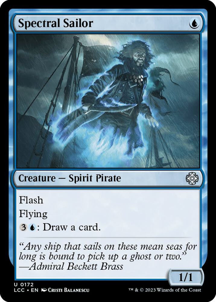 Spectral Sailor [Commander: The Lost Caverns of Ixalan] 172