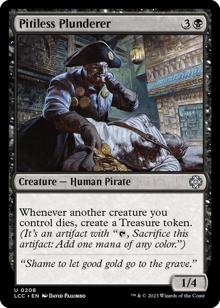 Pitiless Plunderer [Commander: The Lost Caverns of Ixalan] 208
