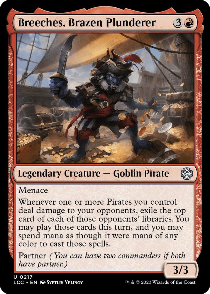 Breeches, Brazen Plunderer [Commander: The Lost Caverns of Ixalan] 217